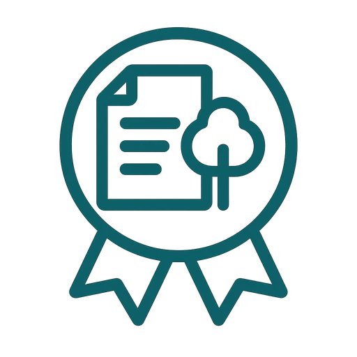 Free written estimate badge for tree service