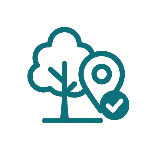On-site assessment and follow-up commitment symbol